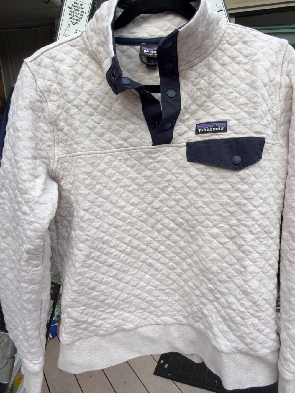 Patagonia Quilted Zip Pullover
